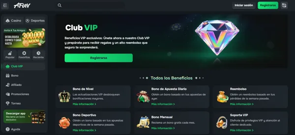 Área VIP no computador Área VIP no computador